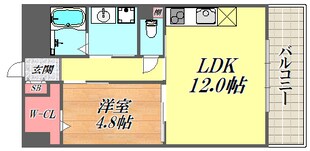 ウィスタリア立花の物件間取画像